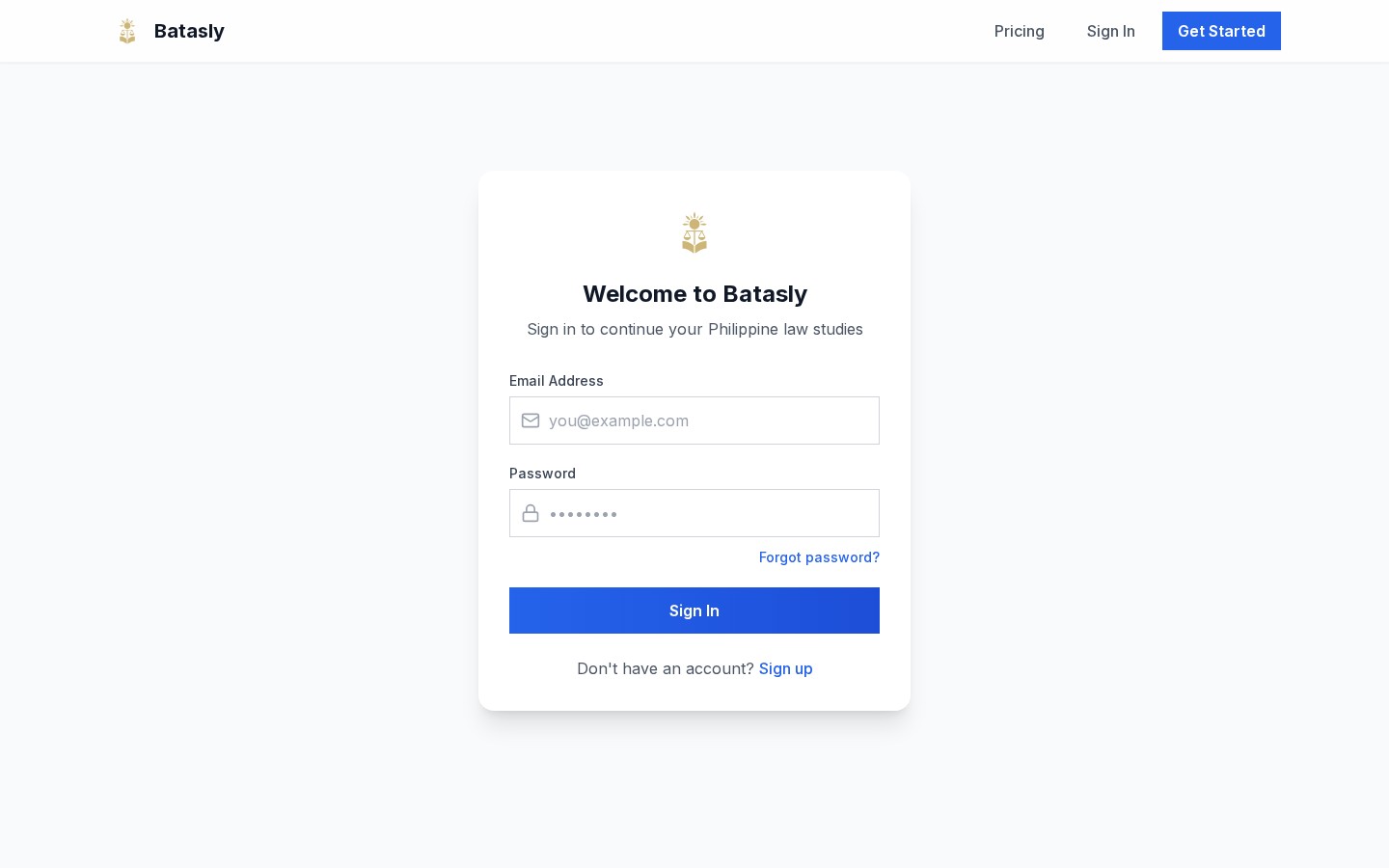Batasly application preview
